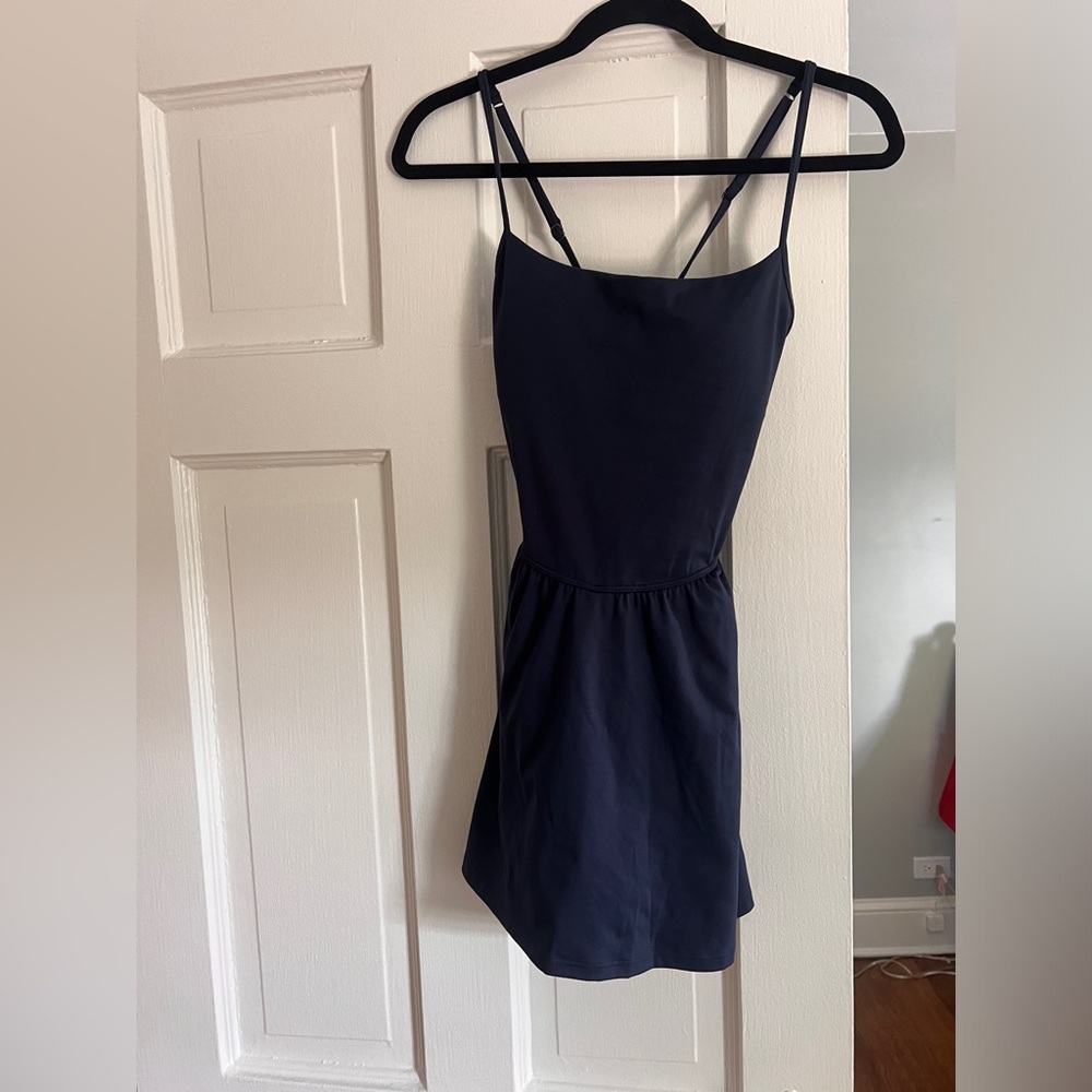 Gilly Hicks Blue Spaghetti Strap FITNESS Sundress Mini